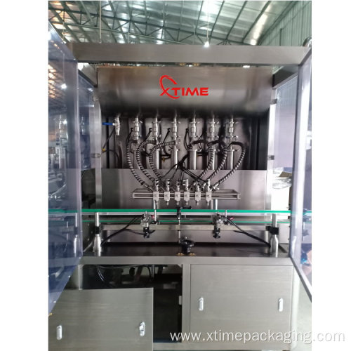 Glass bottle 4 heads Volumetric filling Machine